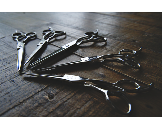 Quartered Steel Full Range of Barbering & Hairdressing Scissors.