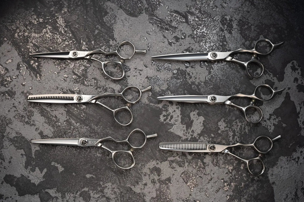 The Quartered Steels range on dark stone