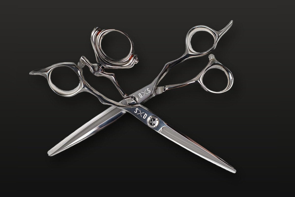 Two Quartered Steels shears crossed